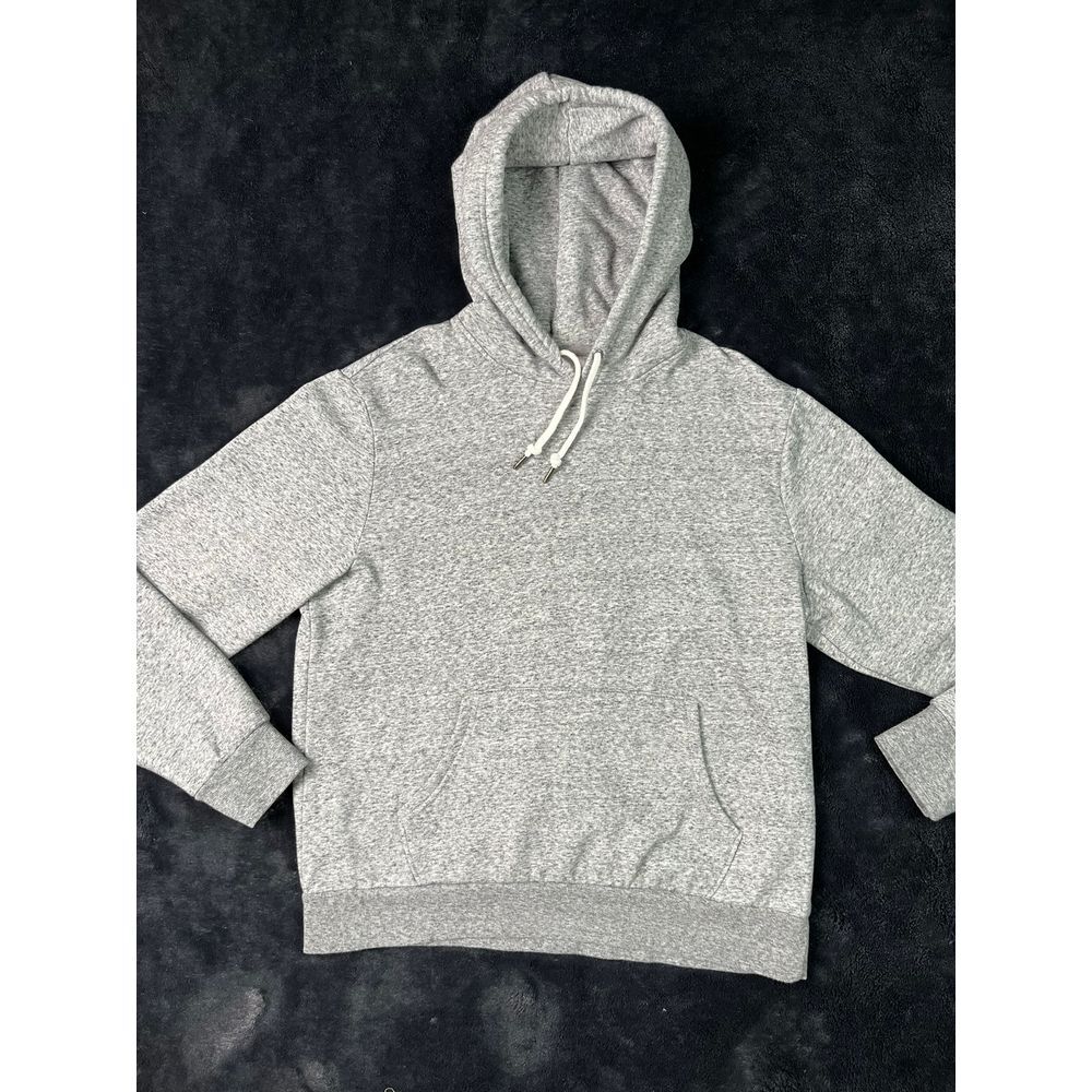 Old‎ Navy Classic Gray Cotton Blend Pullover Hoodie Sweatshirt Basic Essential L